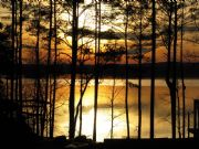 Lake Martin&nbsp;sunset from our new lake home