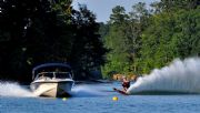 Lake Martin&nbsp;Water skiing near Wind Creek.  Don Kelly still loves to slalom.