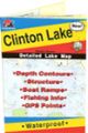 Clinton Lake, Illinois Waterproof Map (Fishing Hot Spots)